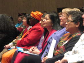 Hilda Chitsanzara with UN Women Director, Bachelet