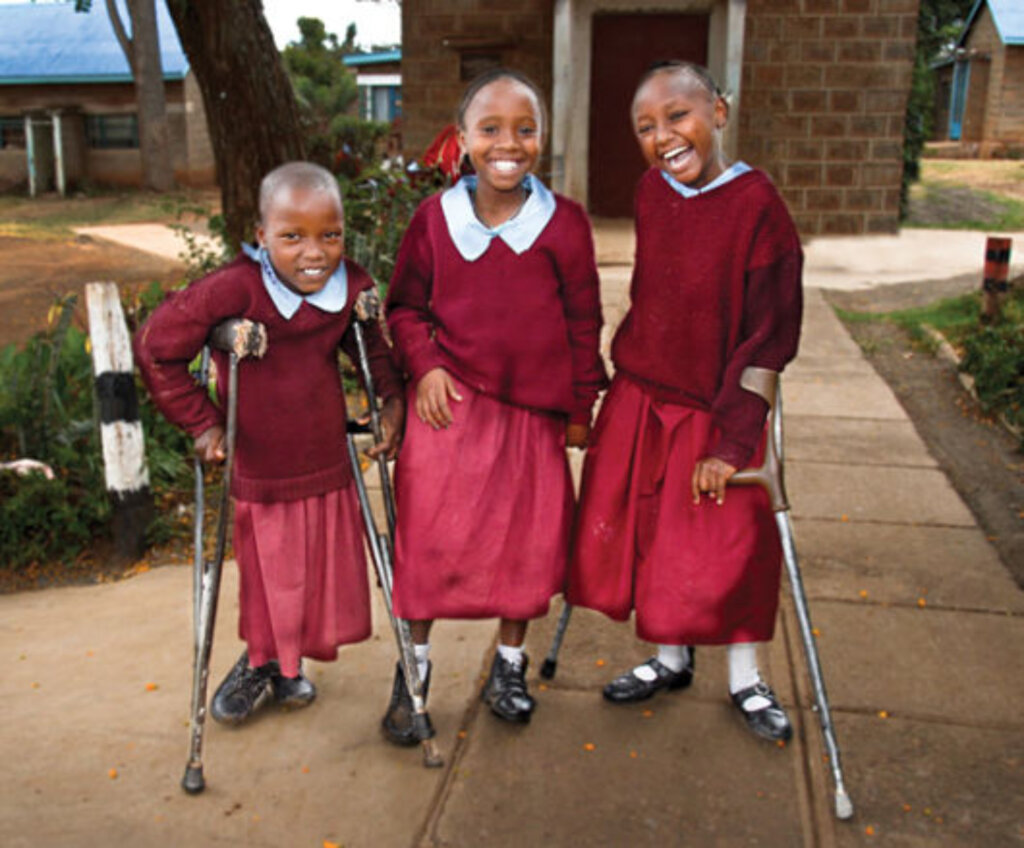 Provide 200 Walking Aids to Disabled Students