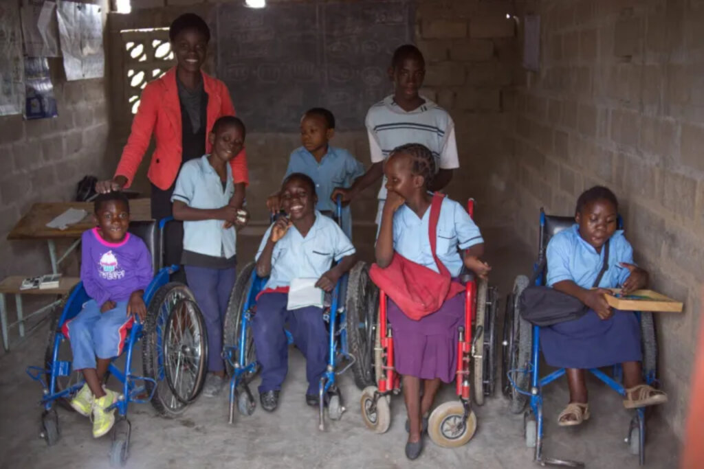 Provide 200 Walking Aids to Disabled Students