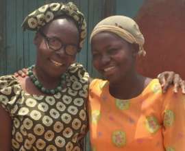 Aniceta with recent WGEP graduate Caroline