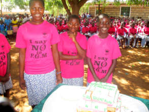 Everyone got a piece of ceremonial cake!