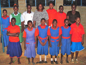 Scholars with TWWP Director (back right)