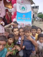 free health camp in natural disaster affected area