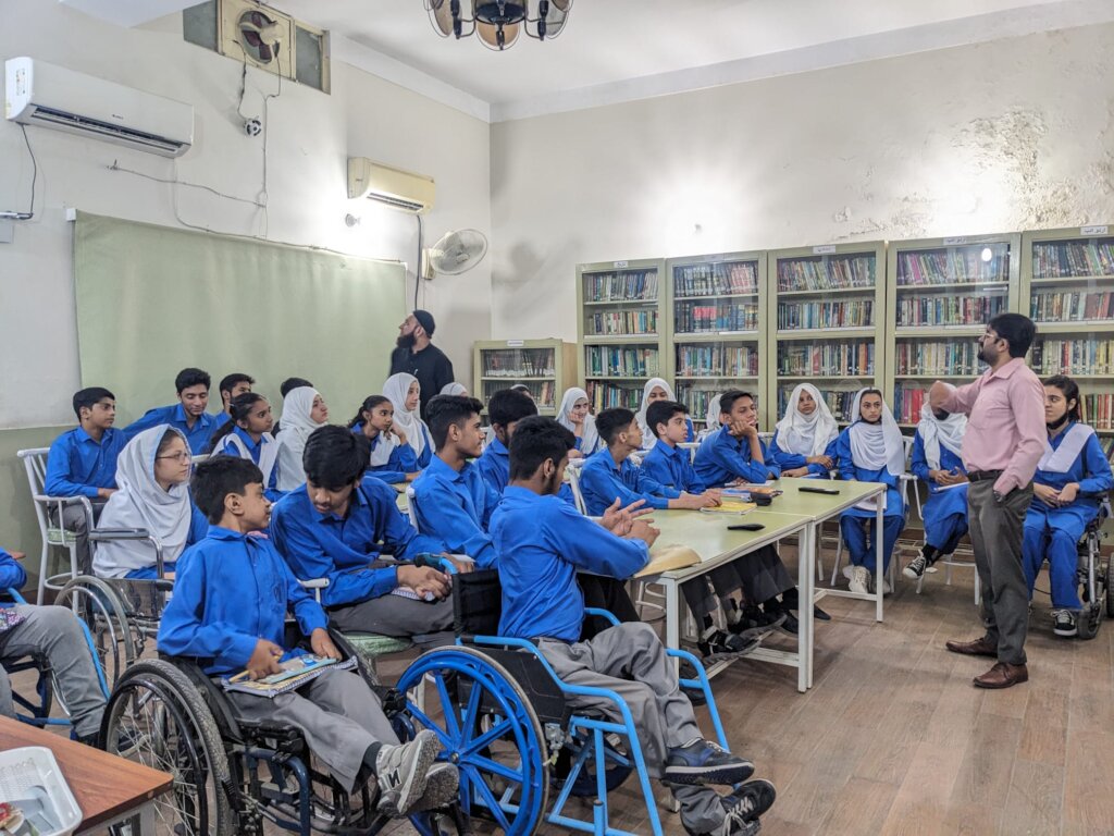 Smart Classes for 200 Differently-Abled Students