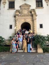 Our students at Fernandez Blanco Museum