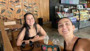 Student and her tutor