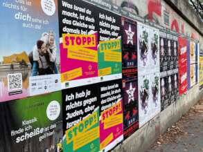 Poster campaign against antisemitism