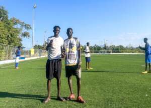 Friendships forming through sport