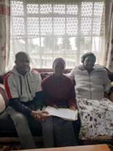 GLADYS,CERVICA  CANCER GETS MONEY FOR TRANSPORT