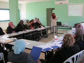 Women in Asira discuss gender issues