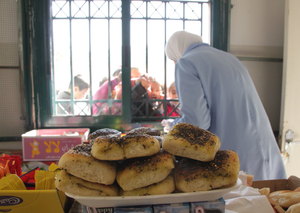 Women's canteen at Madraseh al-Quds School