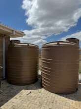 Rain water tanks for watering the garden