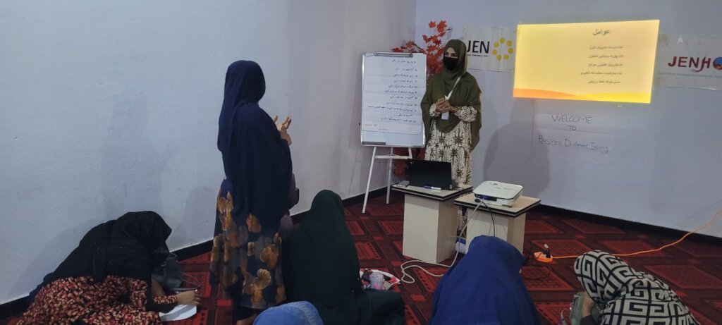 A scene from the Business Training