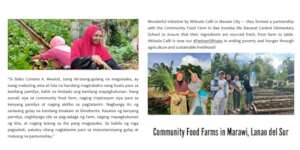 Community Food Farm in Marawi
