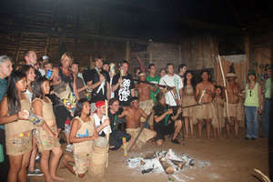 a traditional Maleku ceremony