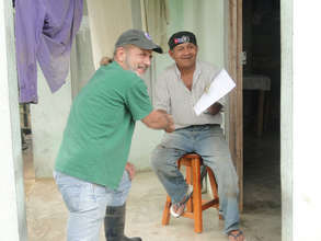 Isidro Blanco who is participating with his land