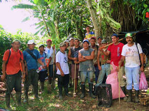 The Maleku planting team