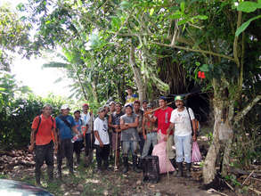 The Maleku planting team