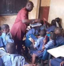 Exercise books distribution to the needy