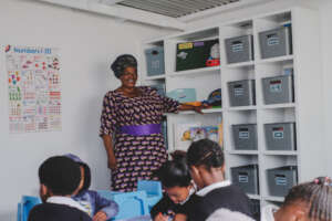 Teacher Gladys - proud to have an Edu-Library