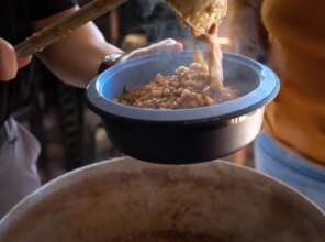 A delicious and nutritious cooked meal