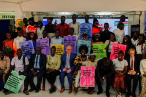 Ajoh Tabitha during World Human Rights in Juba