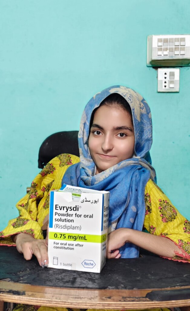 Rameesha received Life-saving medicine
