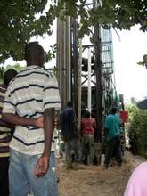 Digging a well for hospital and community water