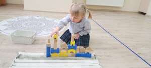 Young child learning in Ukraine