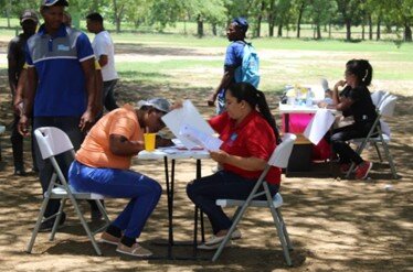 Sustained community support for 150 PLHIV in DR.