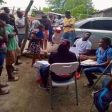 Community session on available clinical services.