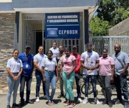 Sustained community support for 150 PLHIV in DR.