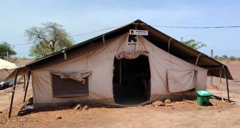 Maternity tent at Wedweil Primary Health Center
