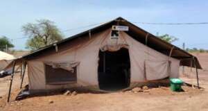 Maternity tent at Wedweil Primary Health Center