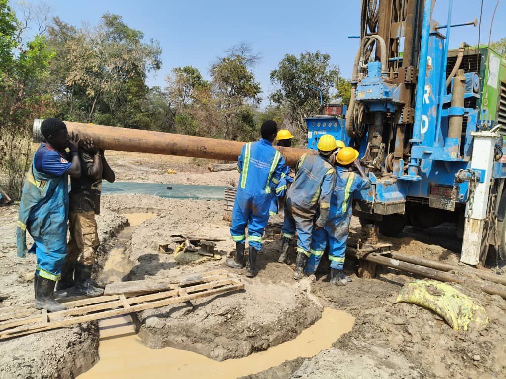Construction of wells in Aweil