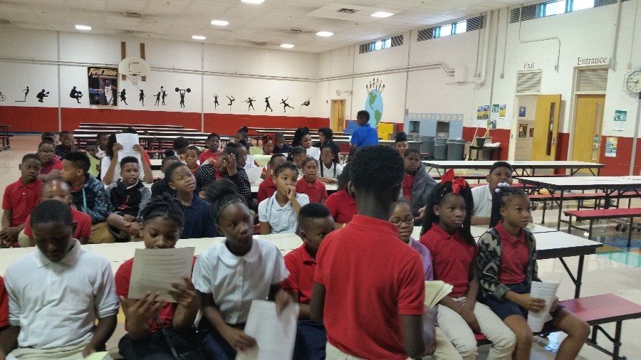 Goal Card Kick-off at LaRose School