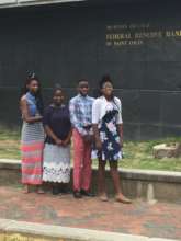 CSA summer participants at Federal Reserve