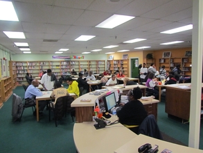 Goal Card Coaching Session at Booker T. Washington