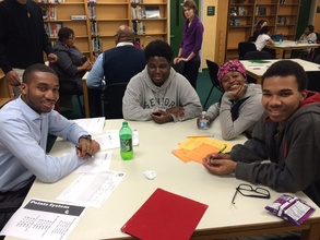 Goal Card Coach Hillrod and Goal Card students