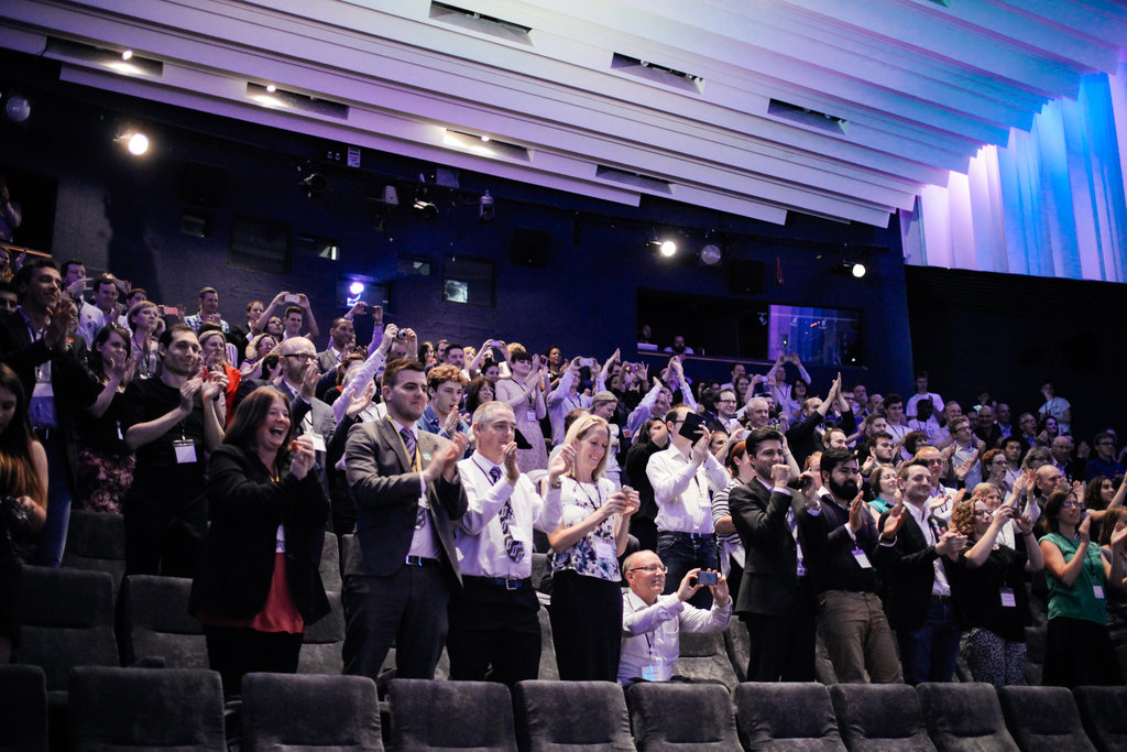 Our Finalists receive a standing ovation