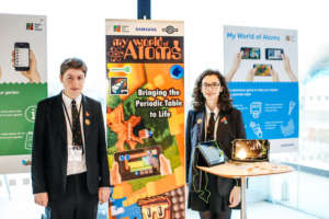 The My World of Atoms Team present their App.
