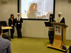Students presenting