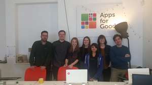 Leanne visits the Apps for Good team in London