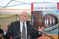 EGPAF CEO Charles Lyons speaks in Lesotho