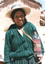Health promoter in Potosi