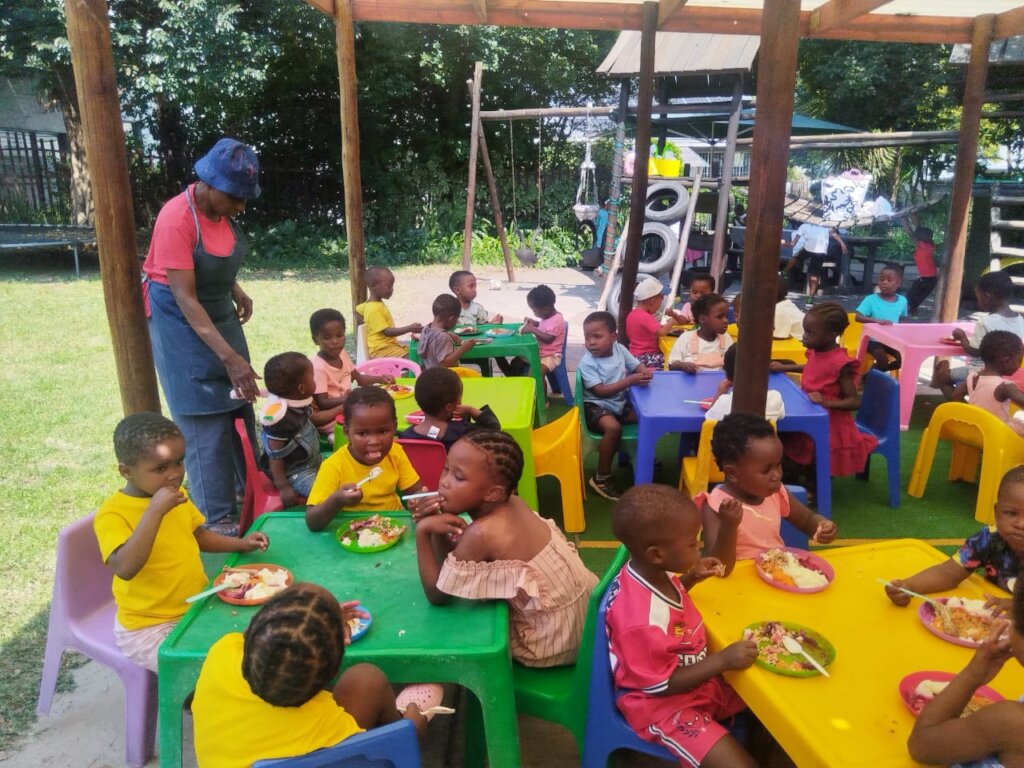 Lunchtime at the preschool