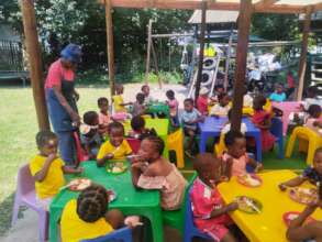 Lunchtime at the preschool
