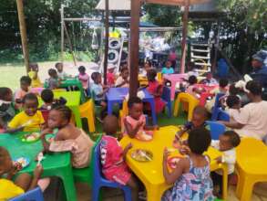 So many children to educate in the school!