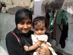Sadekha and her daughter