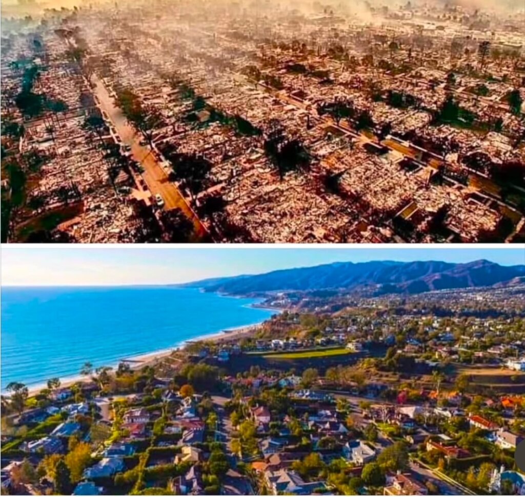 Wellness days after the dark L.A fires.